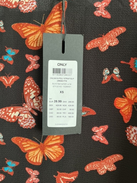 Letnia sukienka maxi - rozmiar XS